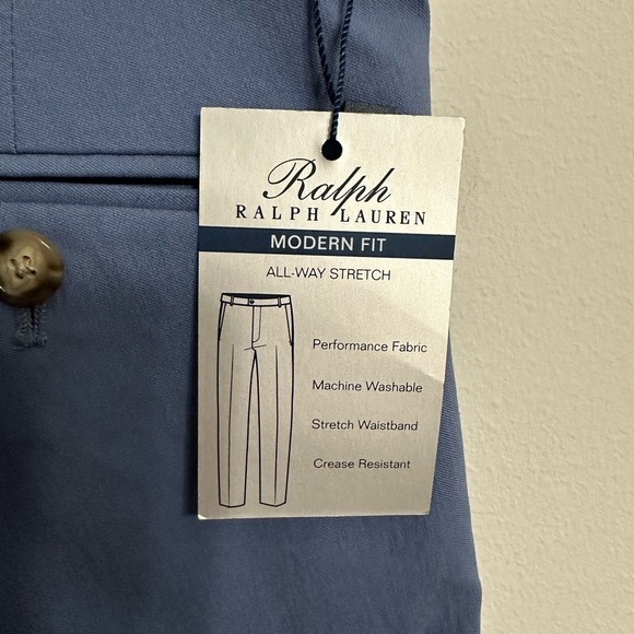 Ralph Ralph Lauren blue modern fit pants size 31 x 32 Rayon Blend - Picture 3 of 8